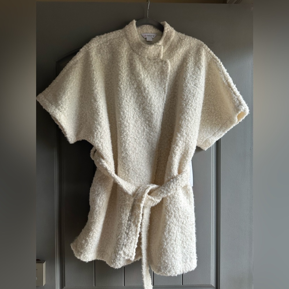Large Cream coat / dress jacket.